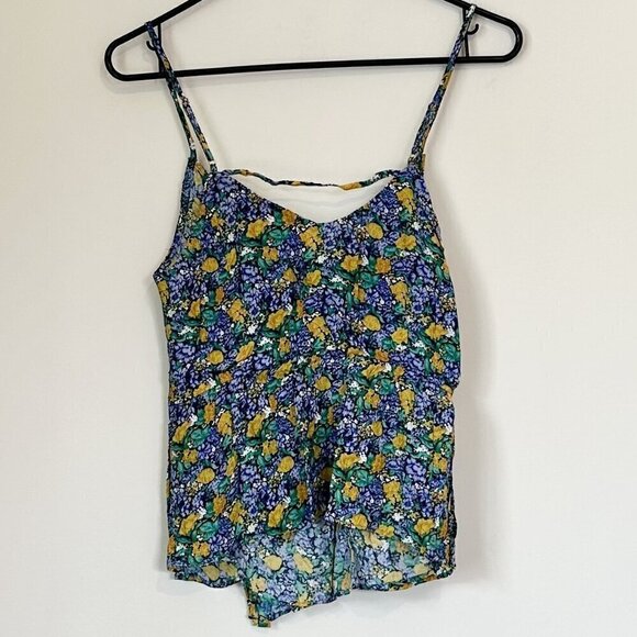 NWT See U Soon Floral V-Neck Tank Top - Size Small - Picture 8 of 8